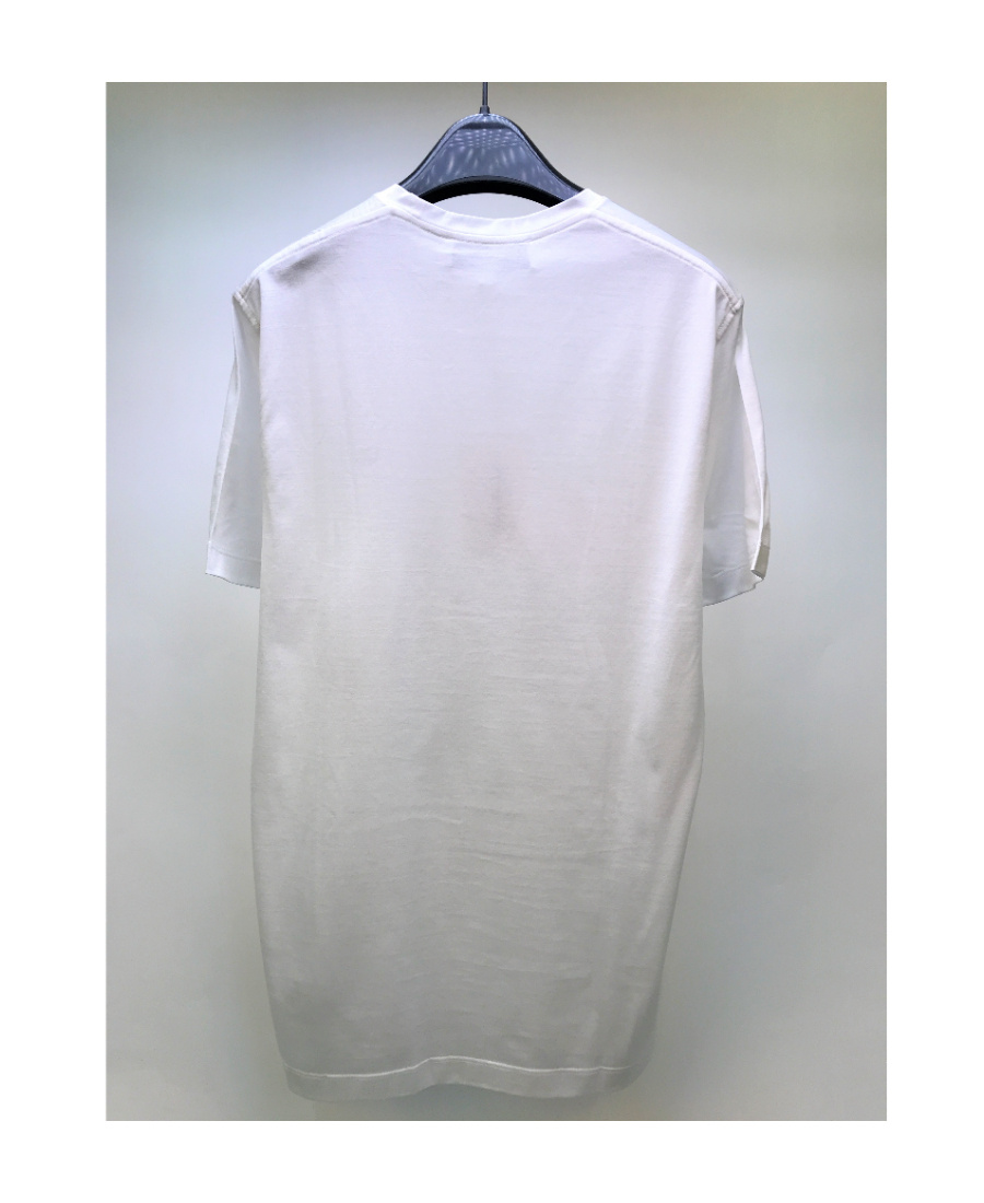 Ferragamo Embroidered Short-sleeved T-shirt In Gray