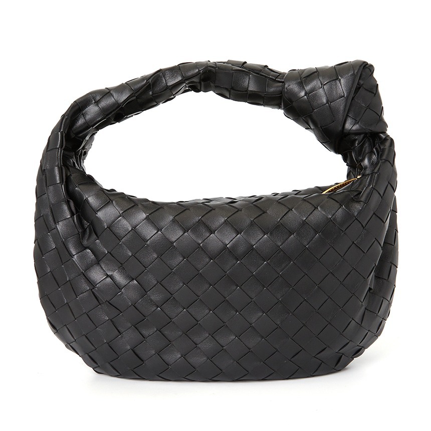 Bottega Veneta Women Jodie Small Leather Handbag In Black