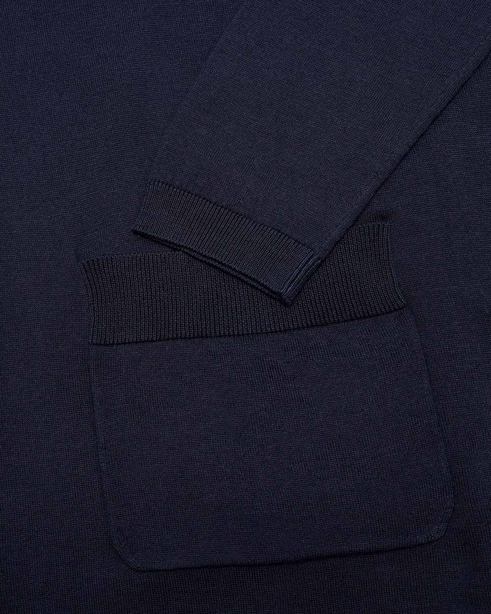 Weekend Max Mara Long-sleeved Knitted Cardigan In Blue