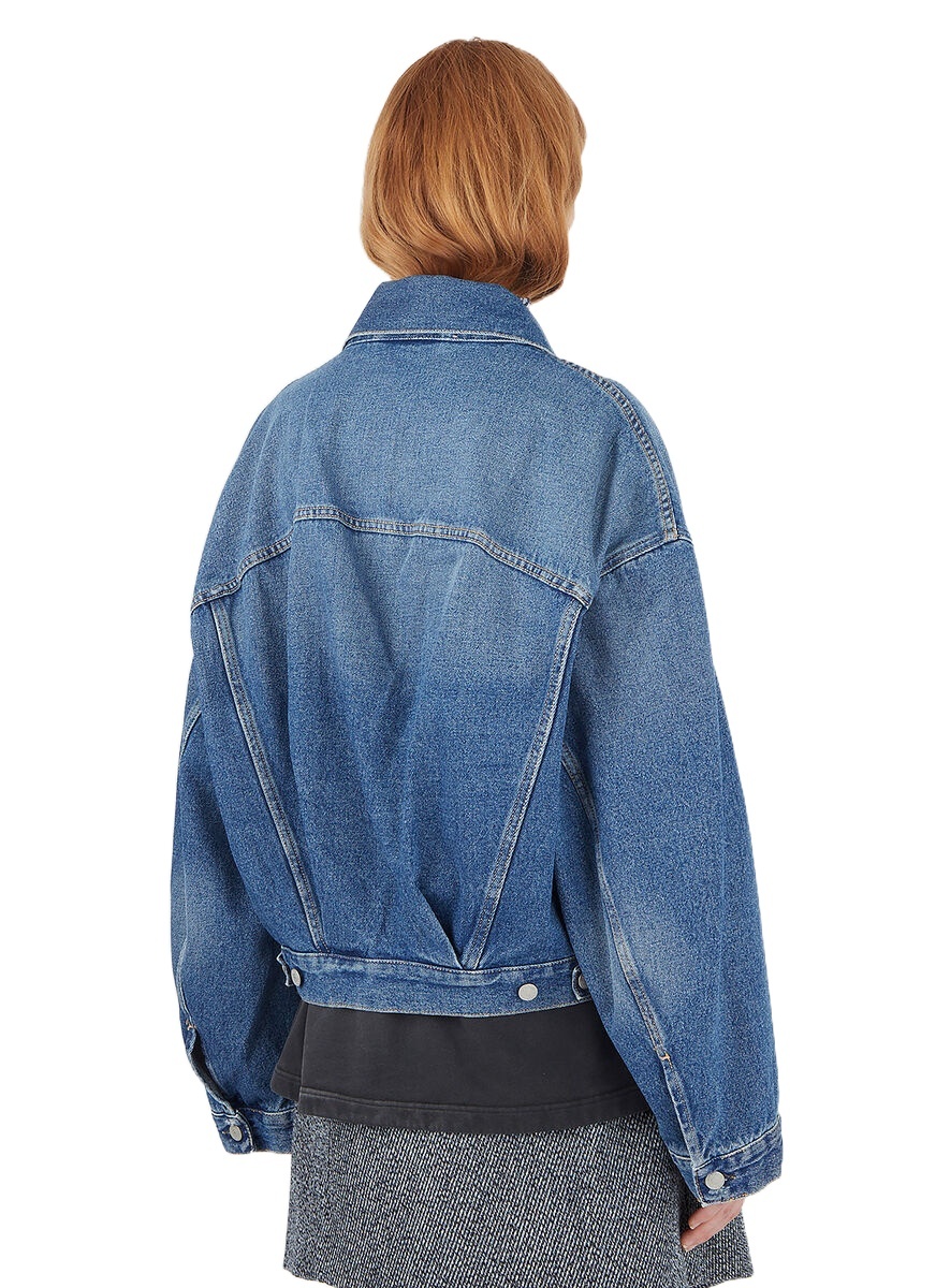 Acne Studios Shoulder Caps. In Blue