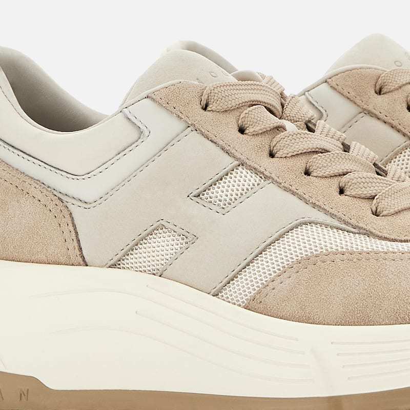 Hogan Leather Sneaker In White
