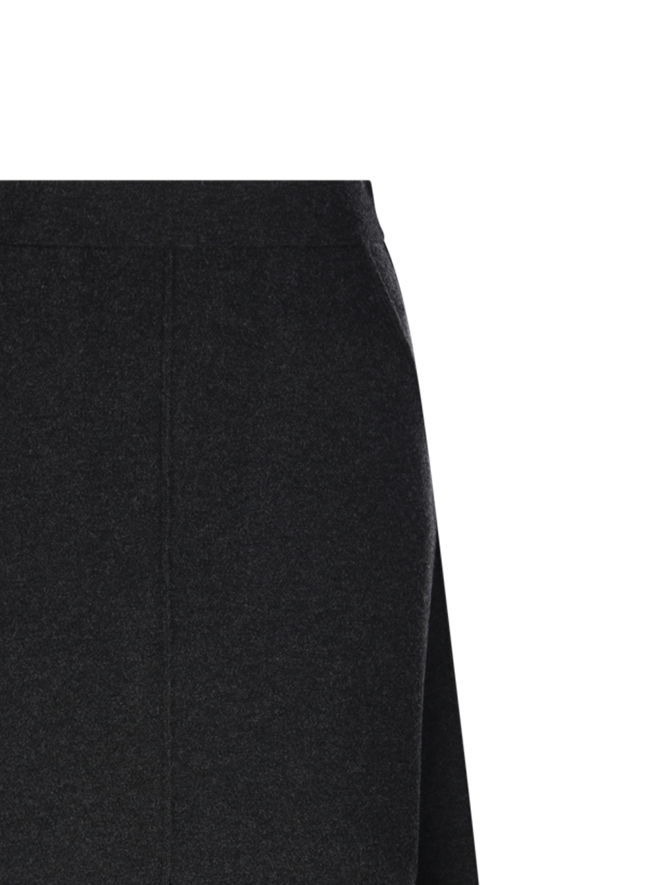 Max Mara Asymmetric-hem Midi Skirt In Black