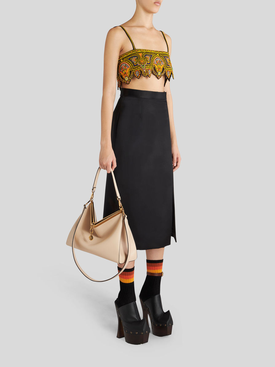 Etro Vela Shoulder Bag In Nude