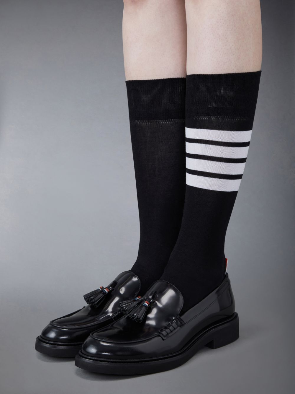 Thom Browne Tassel Loafers In Black