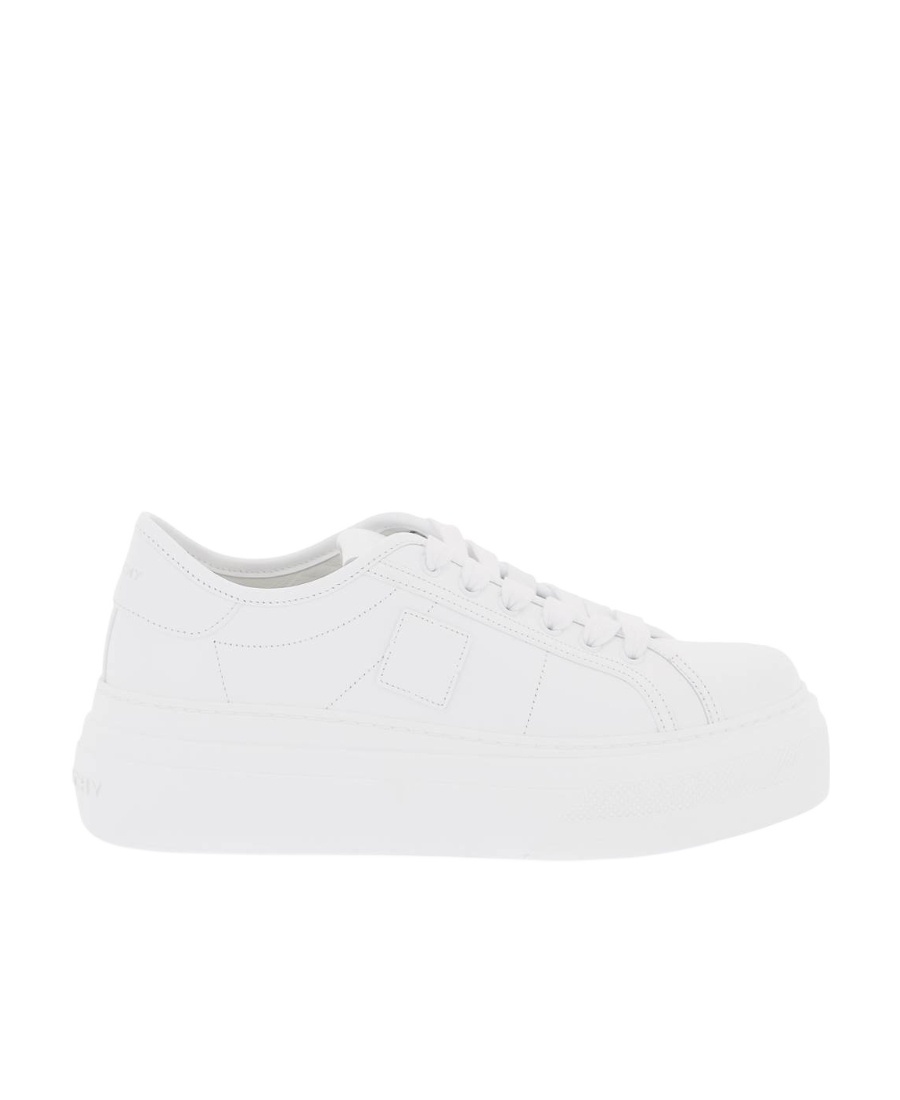Givenchy Round-headed Low-top Lace-up Casual Shoes In White