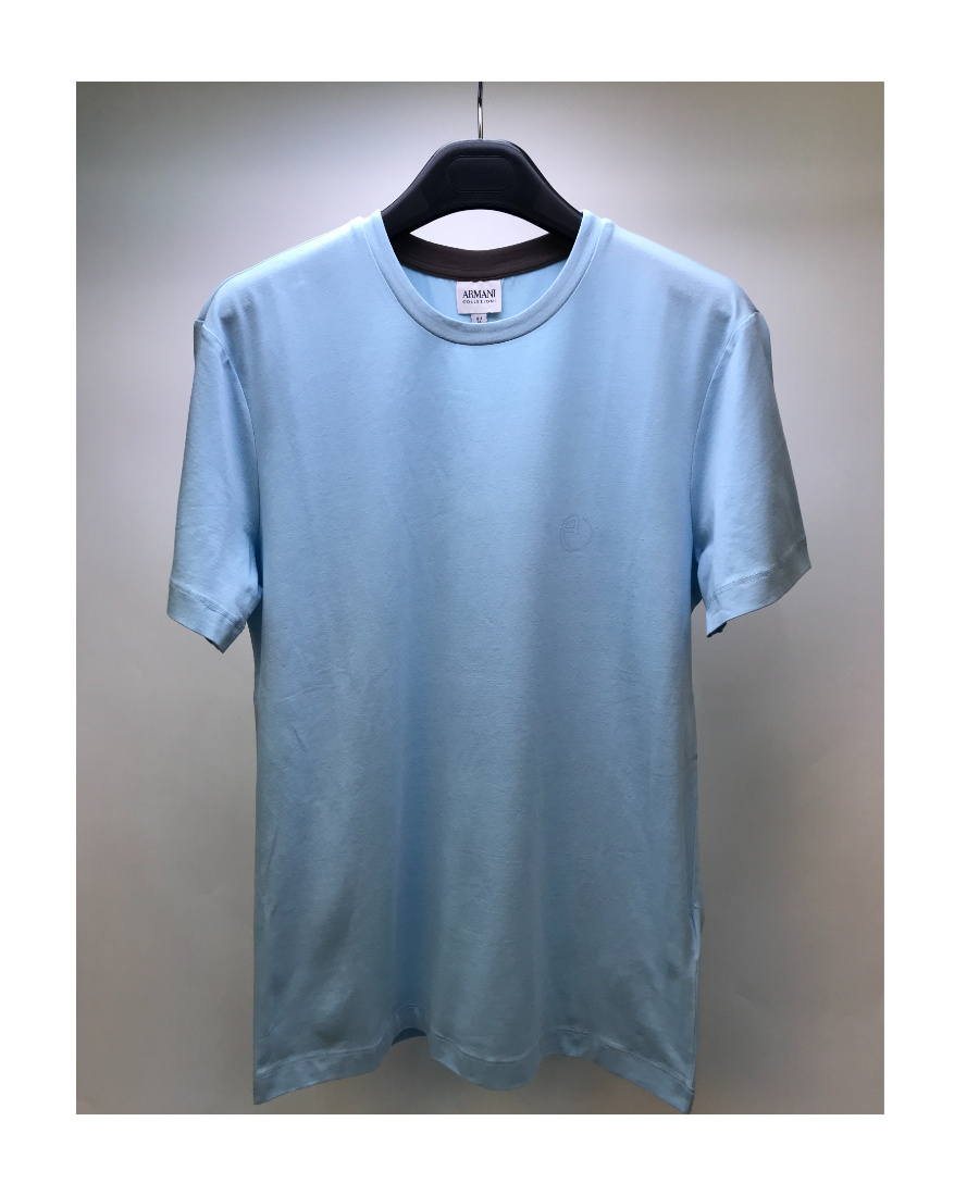 ARMANI COLLEZIONI LOGO DETAILS SHORT-SLEEVED T-SHIRT