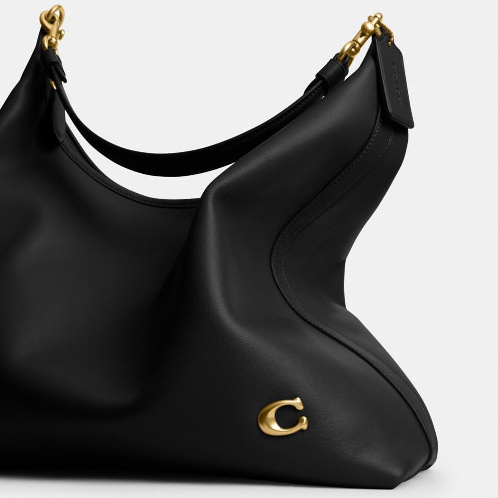 Coach Borsa A Mano Juliet In Pelle Nera Donna In Black