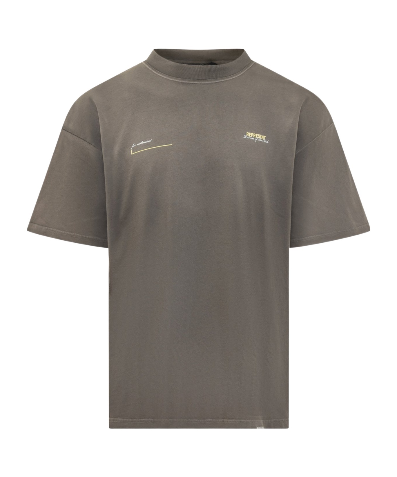 Represent Patron Of The Club Printed Cotton T-shirt
