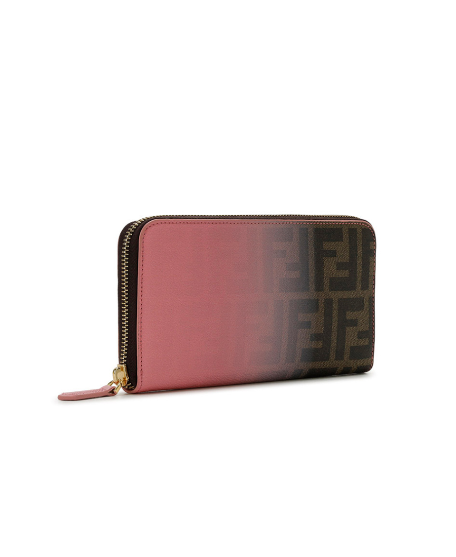 FENDI ZIPPERED LOGO WALLET