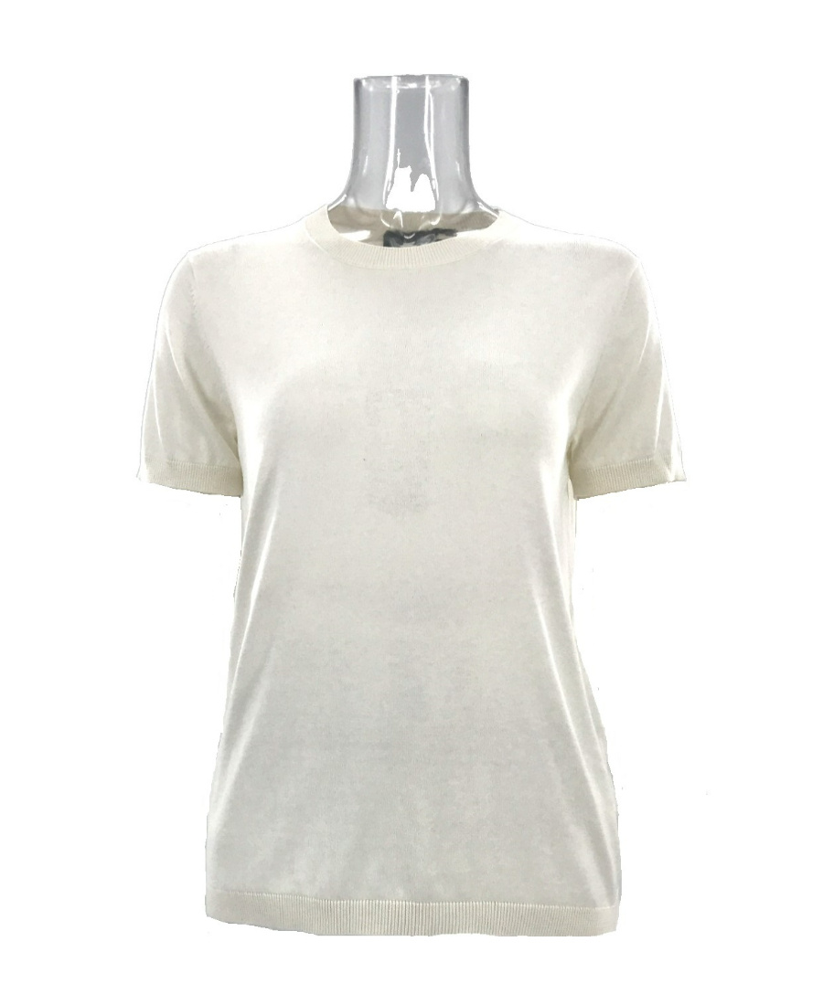 Weekend Max Mara Short-sleeved Sweater In White