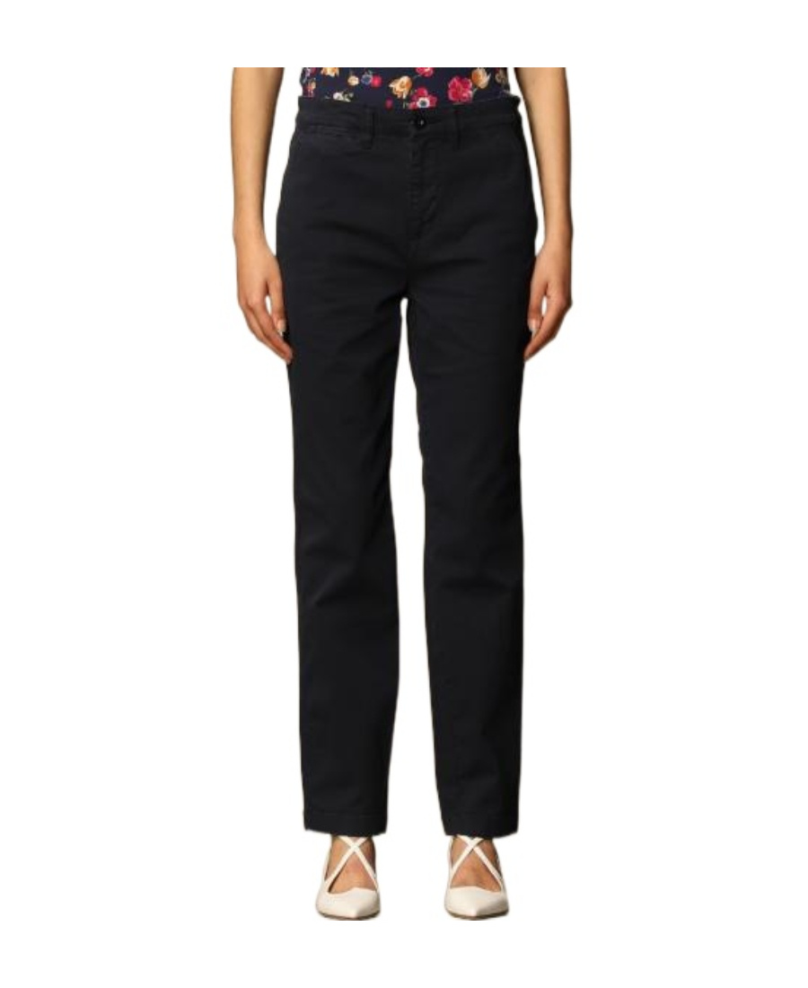 Polo Ralph Lauren Slim-fit Cotton Trousers In Black