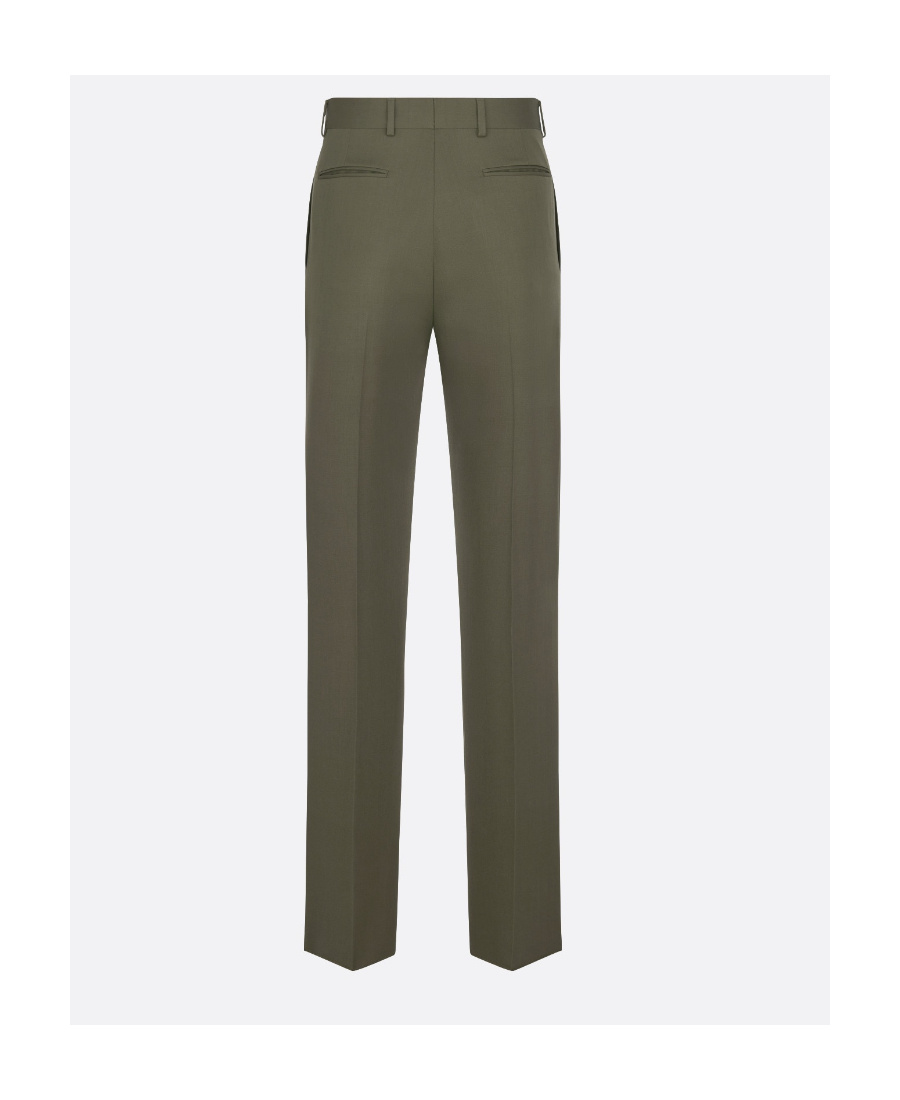 Dior Logo Casual Pants In Green
