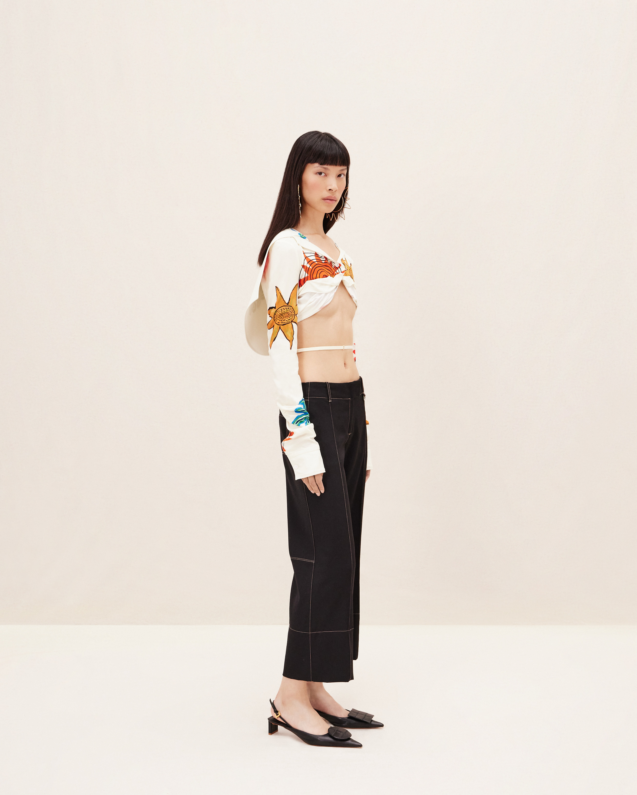 Jacquemus Multicolored Pocket Shirt La Chemise Meio In White