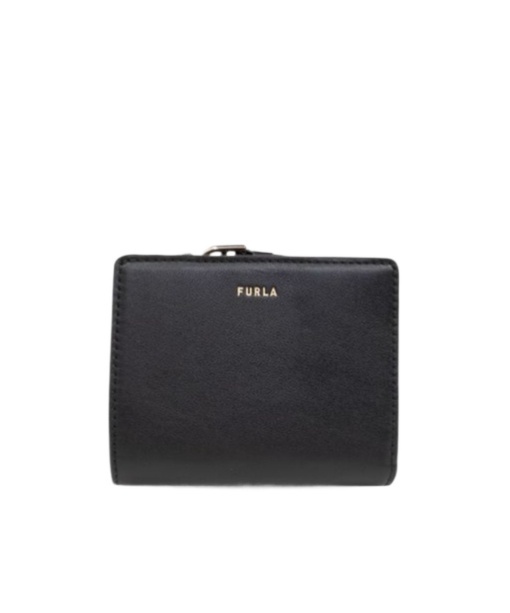 Furla Logo Embossed Bifold Wallet In Gray