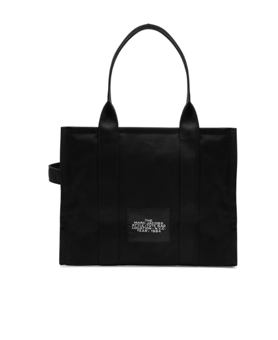 Marc Jacobs Canvas Large Tote Bag In Black