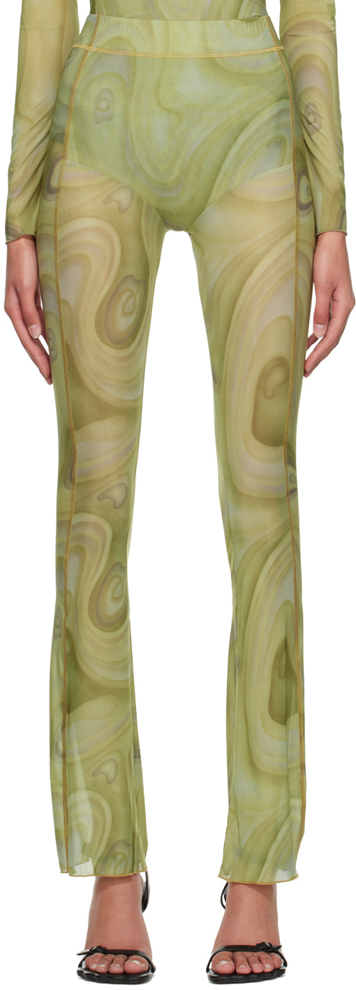 Avavav Ssense Exclusive Green Apartment Trousers In Green