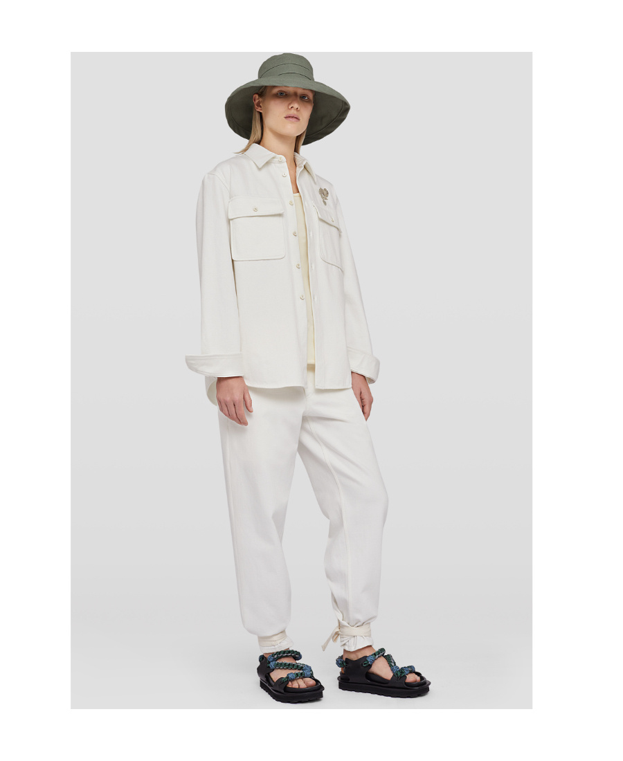 Shop Jil Sander Denim Shirt In White
