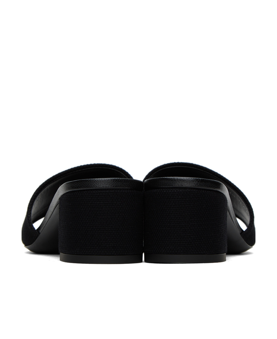Givenchy Canvas 4g Mules In Black