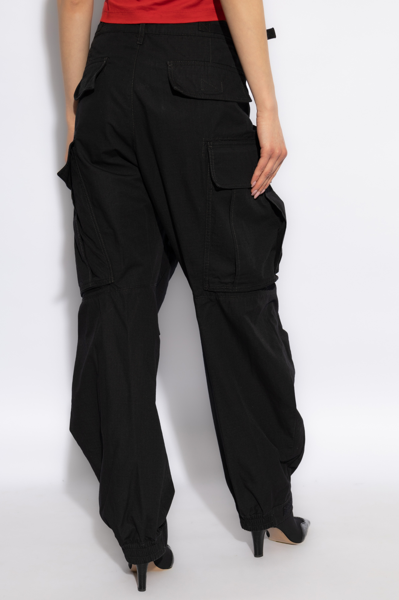 Dsquared2 Belt-loop Casual Pants In Black