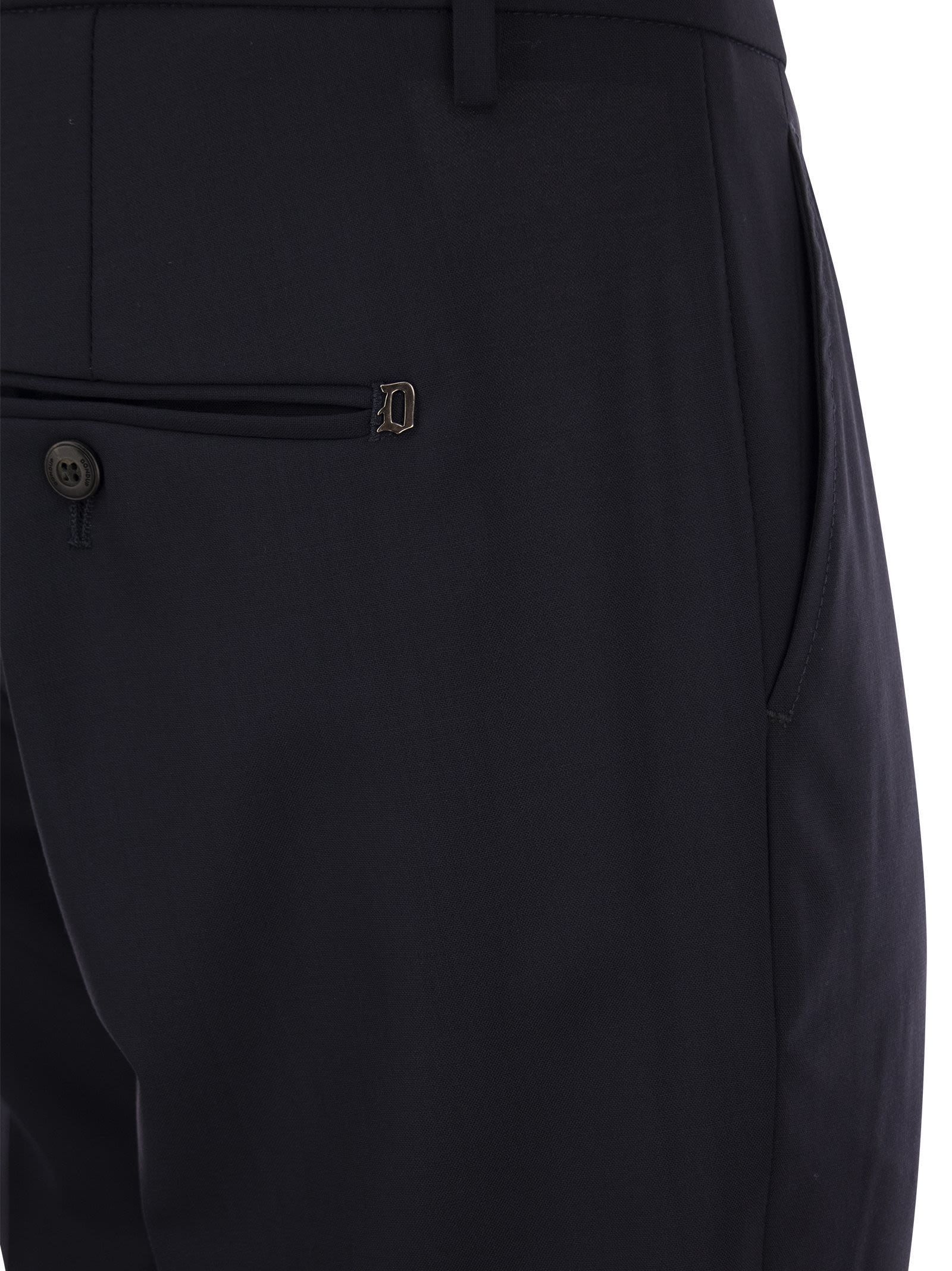 Dondup Gaubert Slim Flannel Trousers