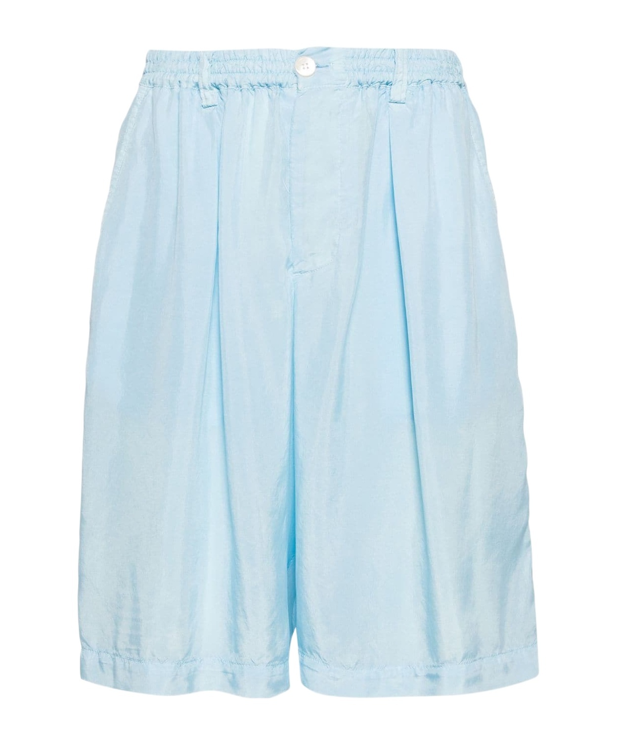 Marni Straight-leg Bermuda Shorts In Blue