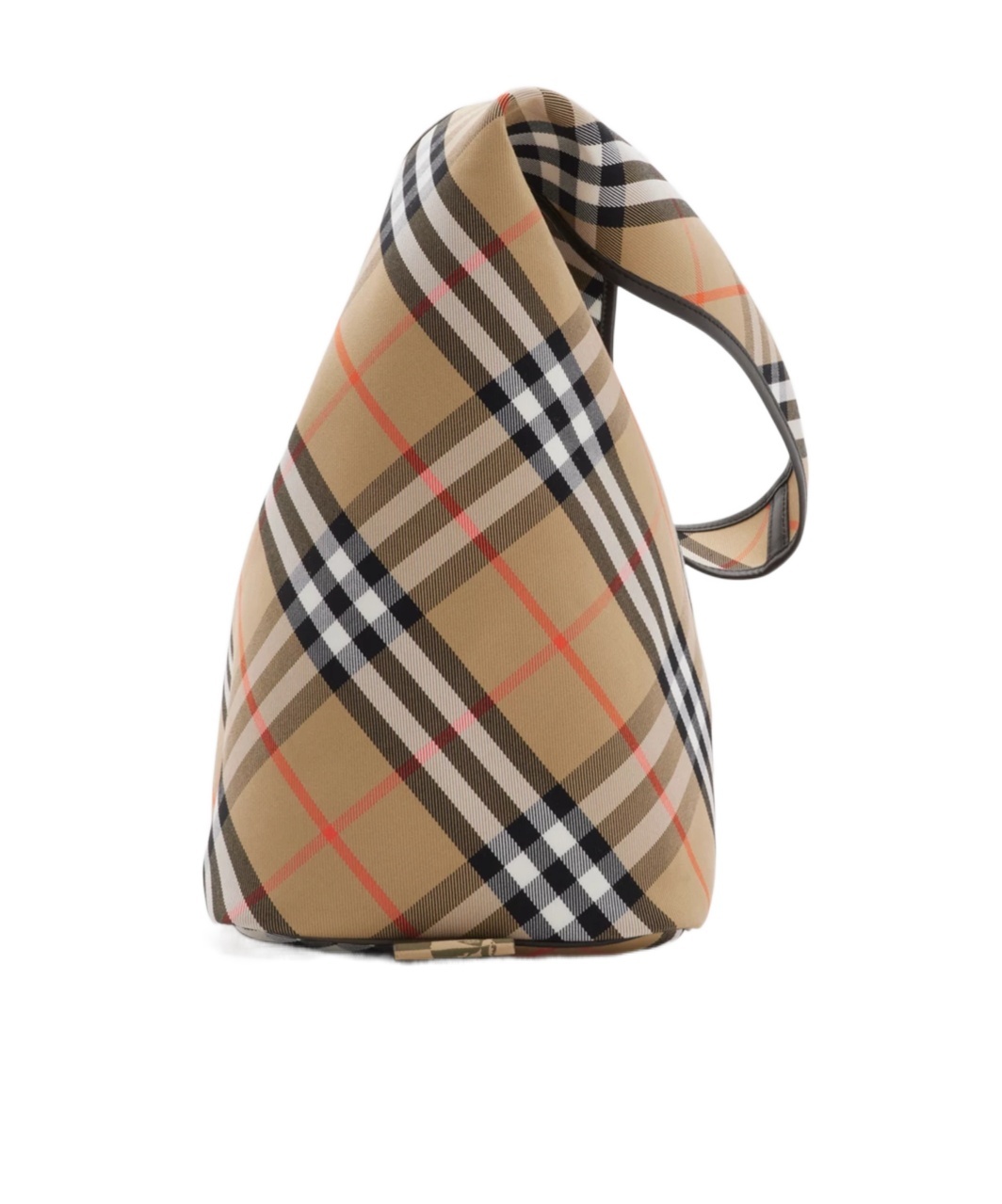 BURBERRY LARGE CHECK SHOULDER BAG