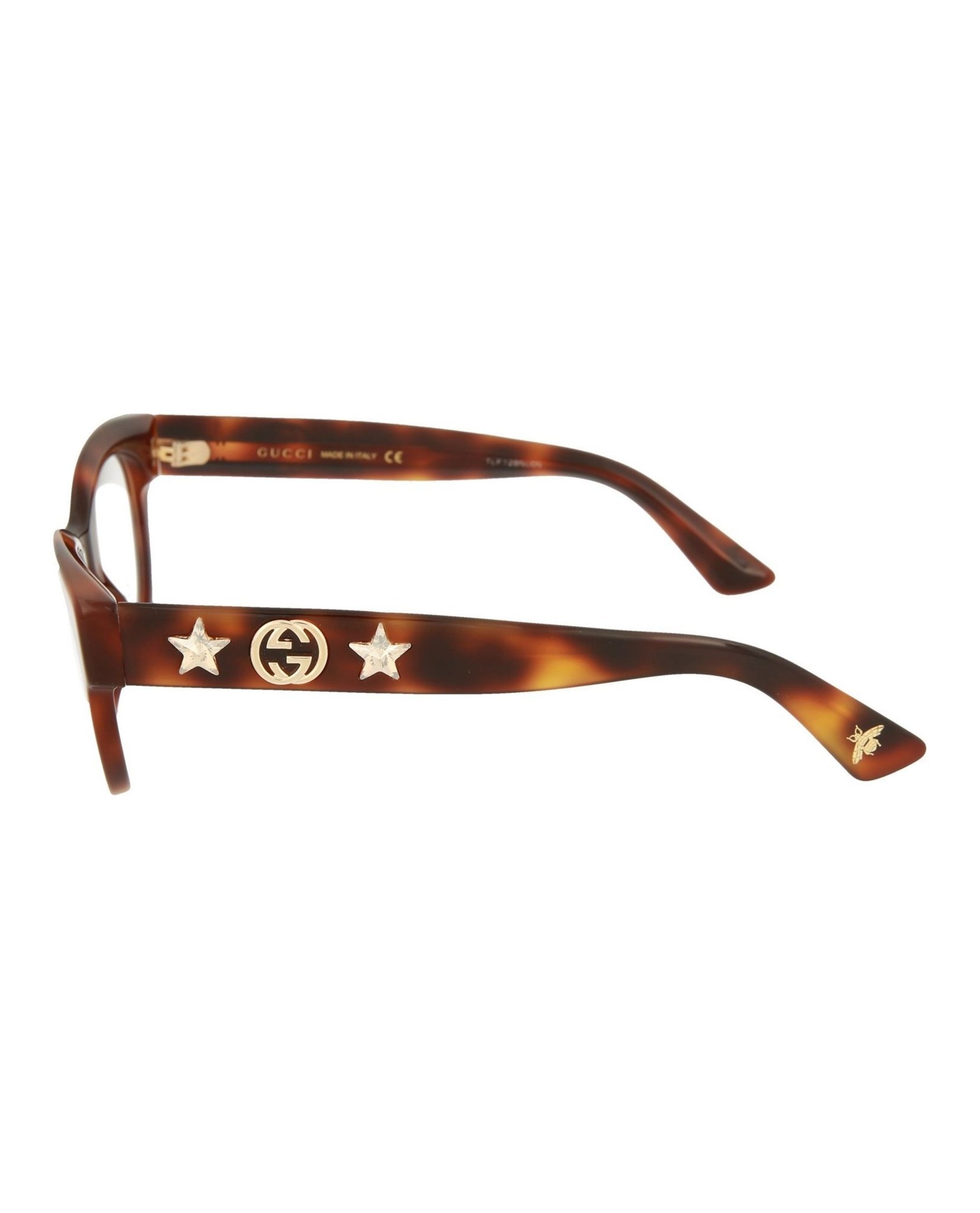 Gucci Gg0209o 002 Cat Eye Eyeglasses In Brown