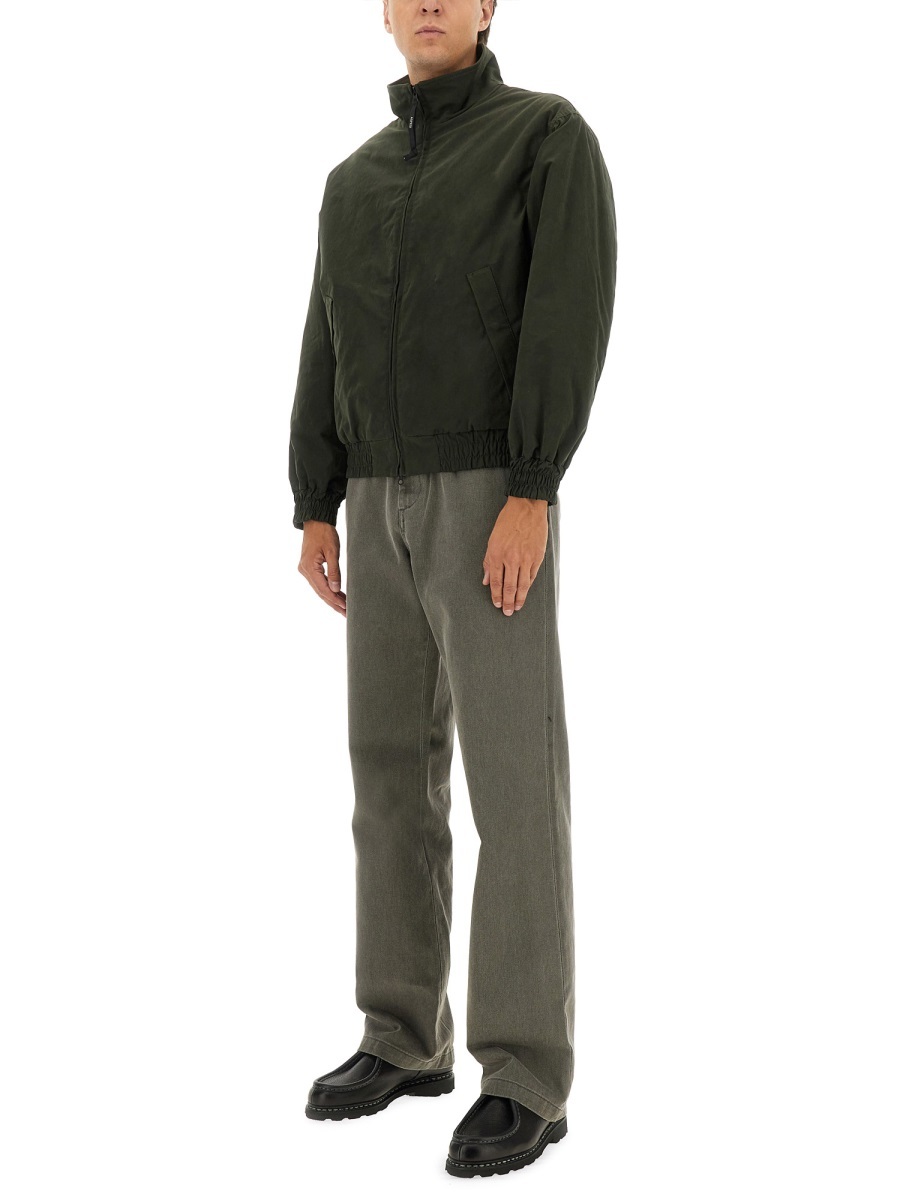 Aspesi Long-sleeved Casual Jacket In Green