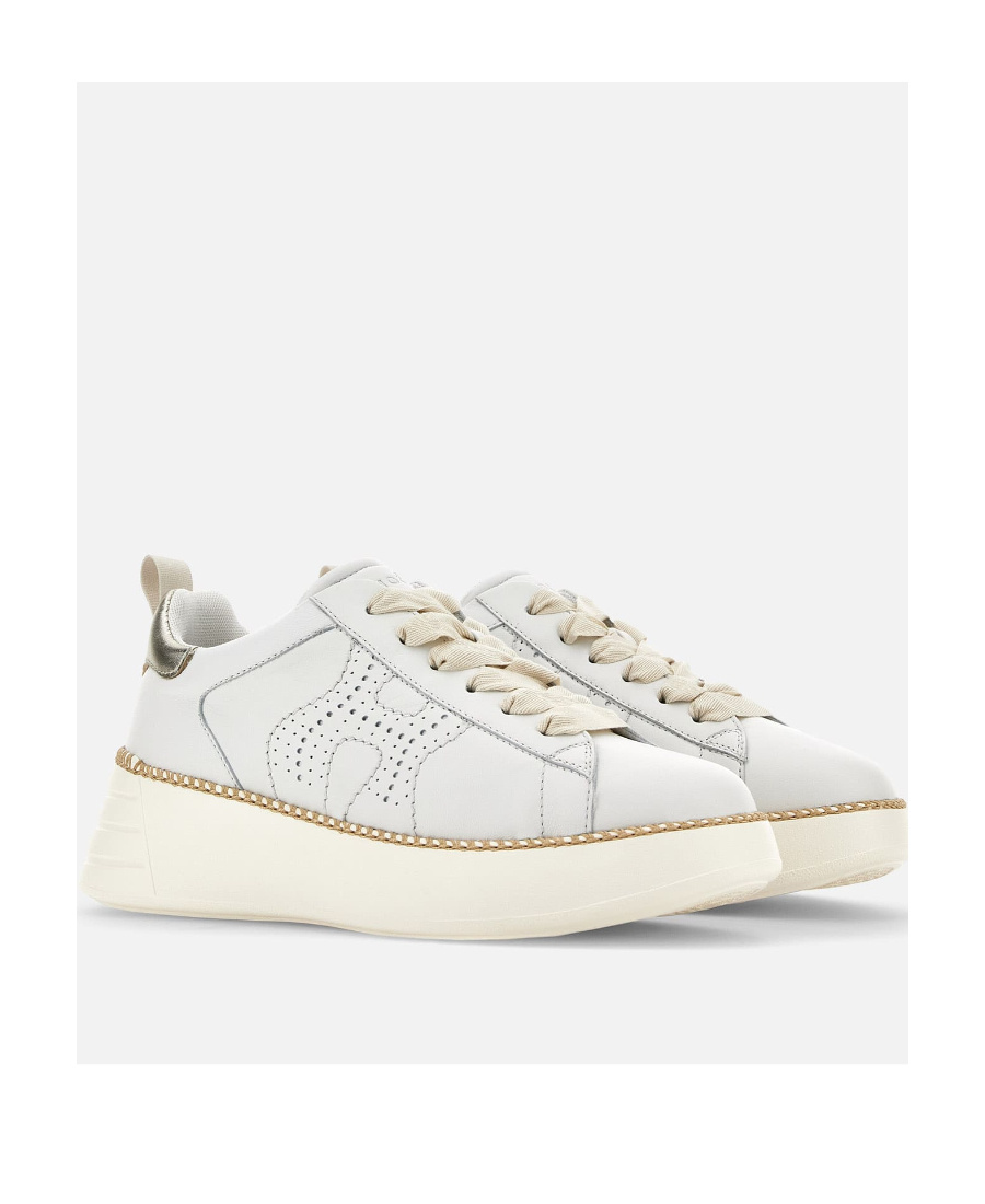 Hogan Lace-up Low-top Sneakers In White