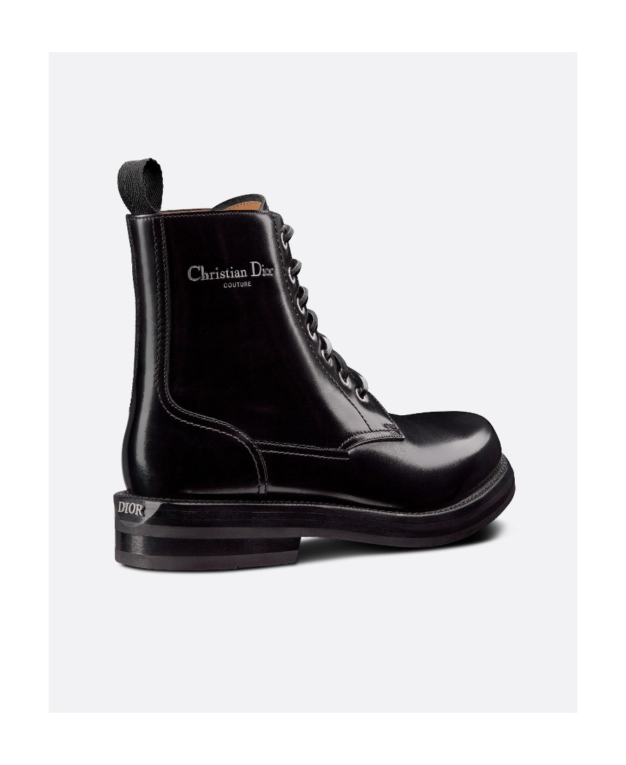 Dior Homme Carlo Lace-up Boots In Black