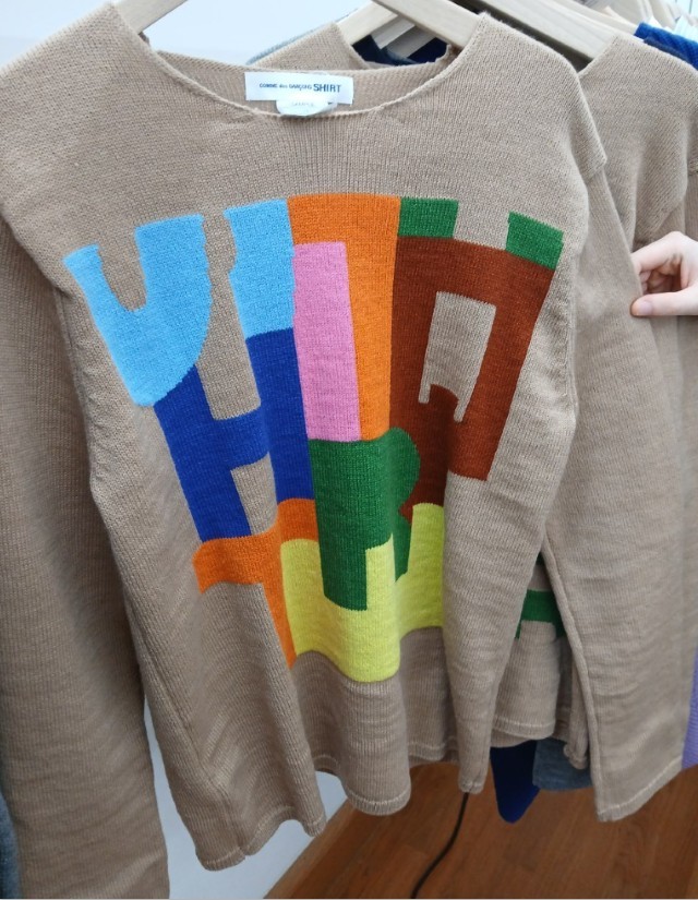 Comme Des Garçons Sweater Comme Des Garcons Men Color Beige In Multi