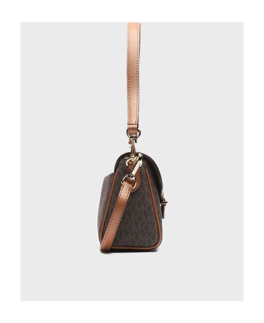 Michael Michael Kors Logo Shoulder Bag In Brown