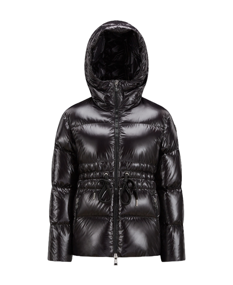 Moncler Taleve Zipper Down Jacket In Black