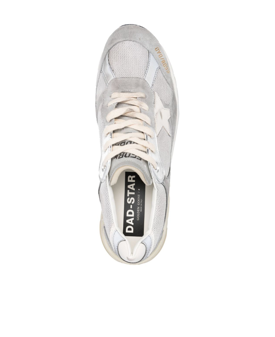 Golden Goose Dad-star Running Trainers In White