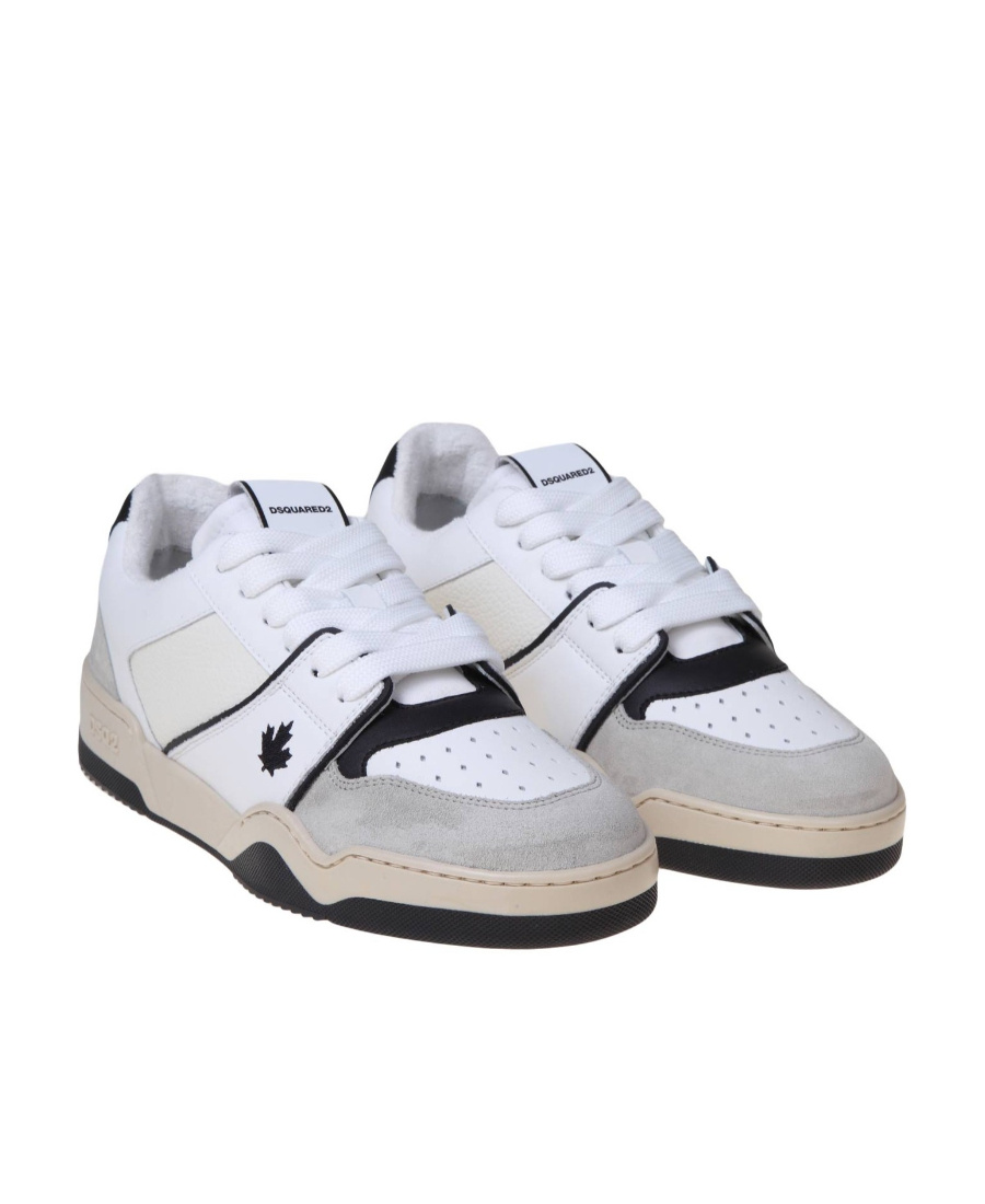 Dsquared2 Spiker Leaf Logo Sneakers In Multi