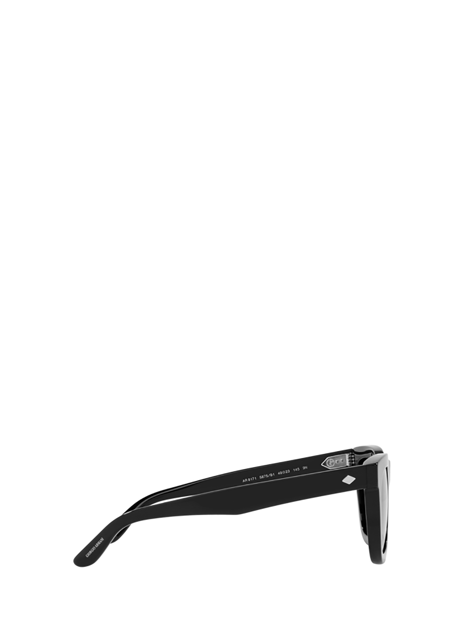 Giorgio Armani Logo Sunglasses In Black