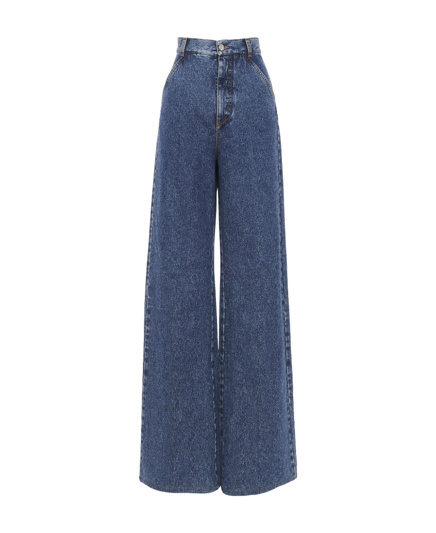 Chloé High-rise Wide-leg Jeans In Blue
