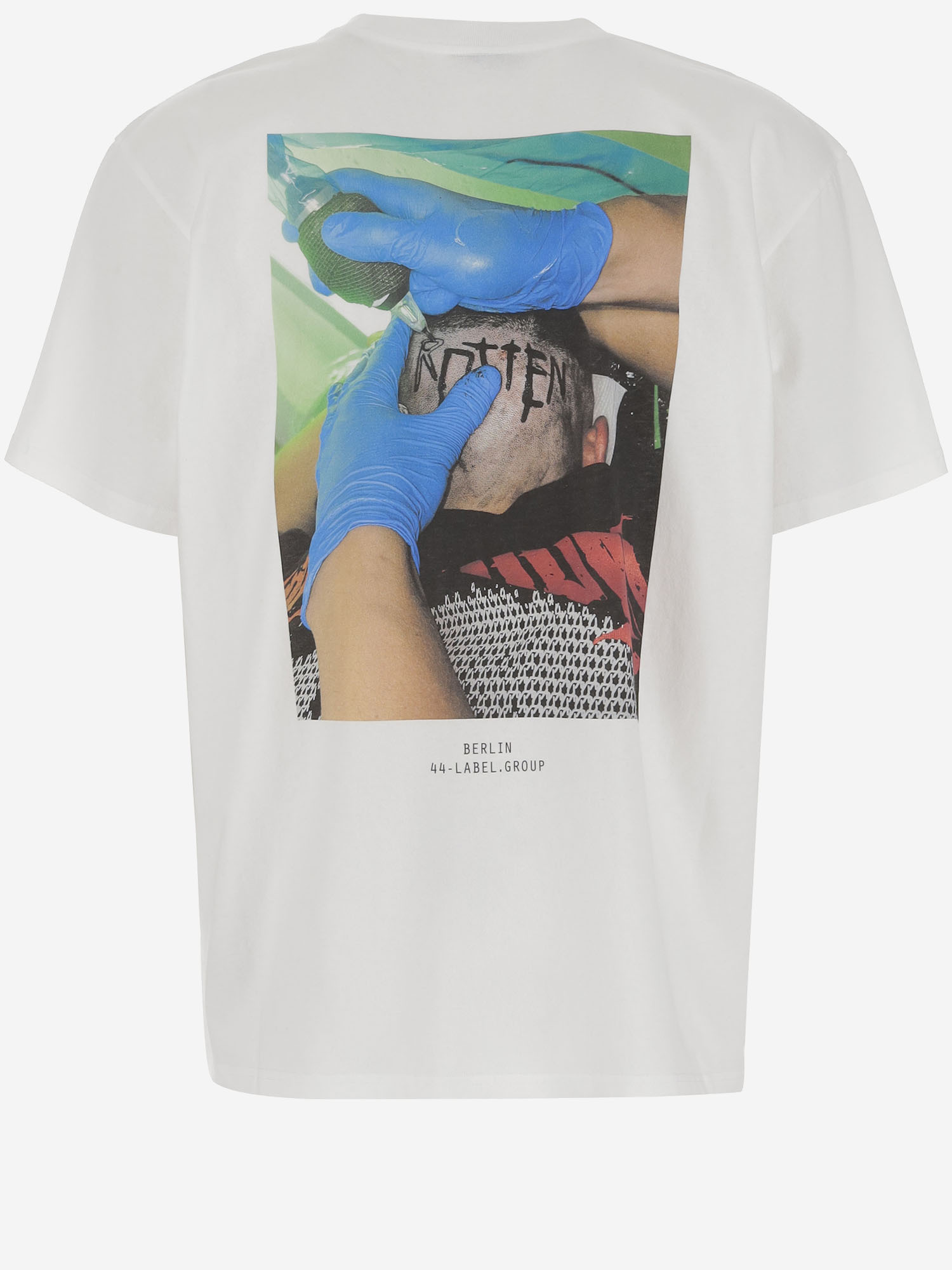 44 Label Group M White Oversized T-shirt  In White