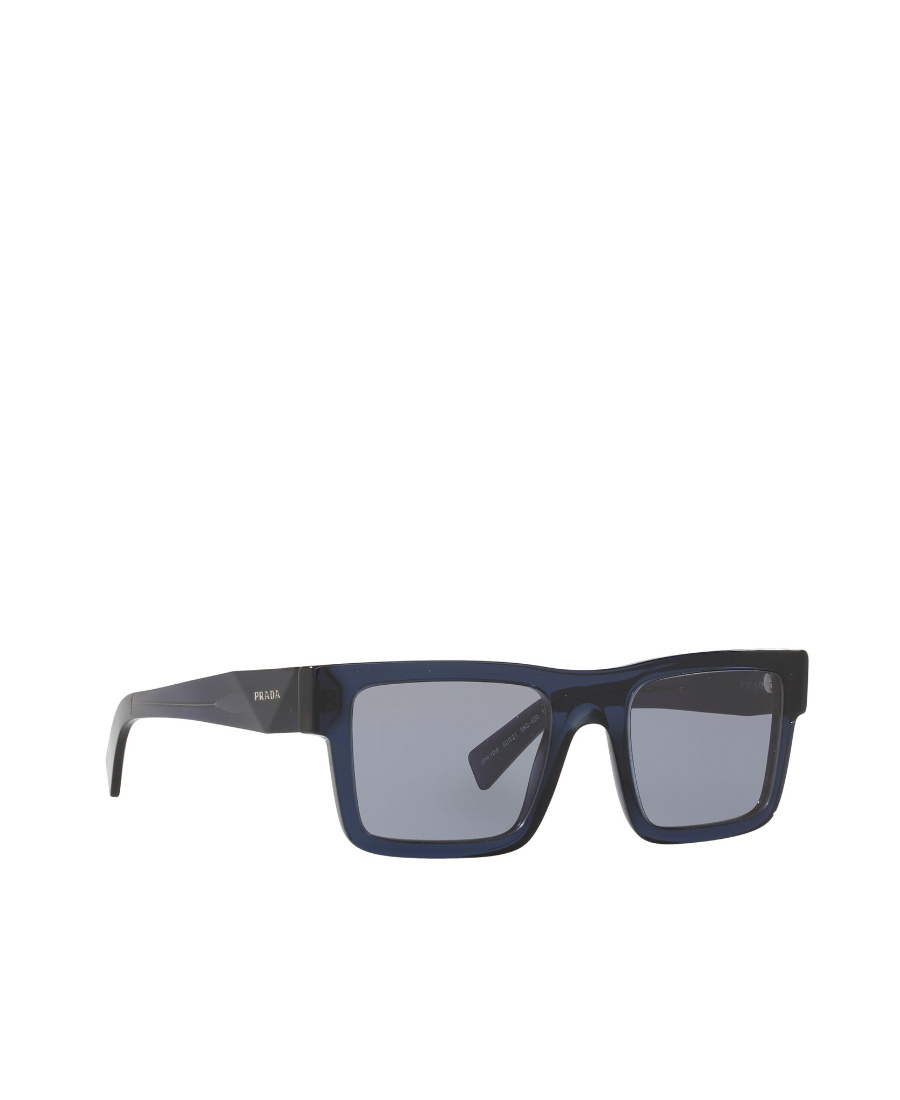 Prada Symbole Square-frame Sunglasses In Gray