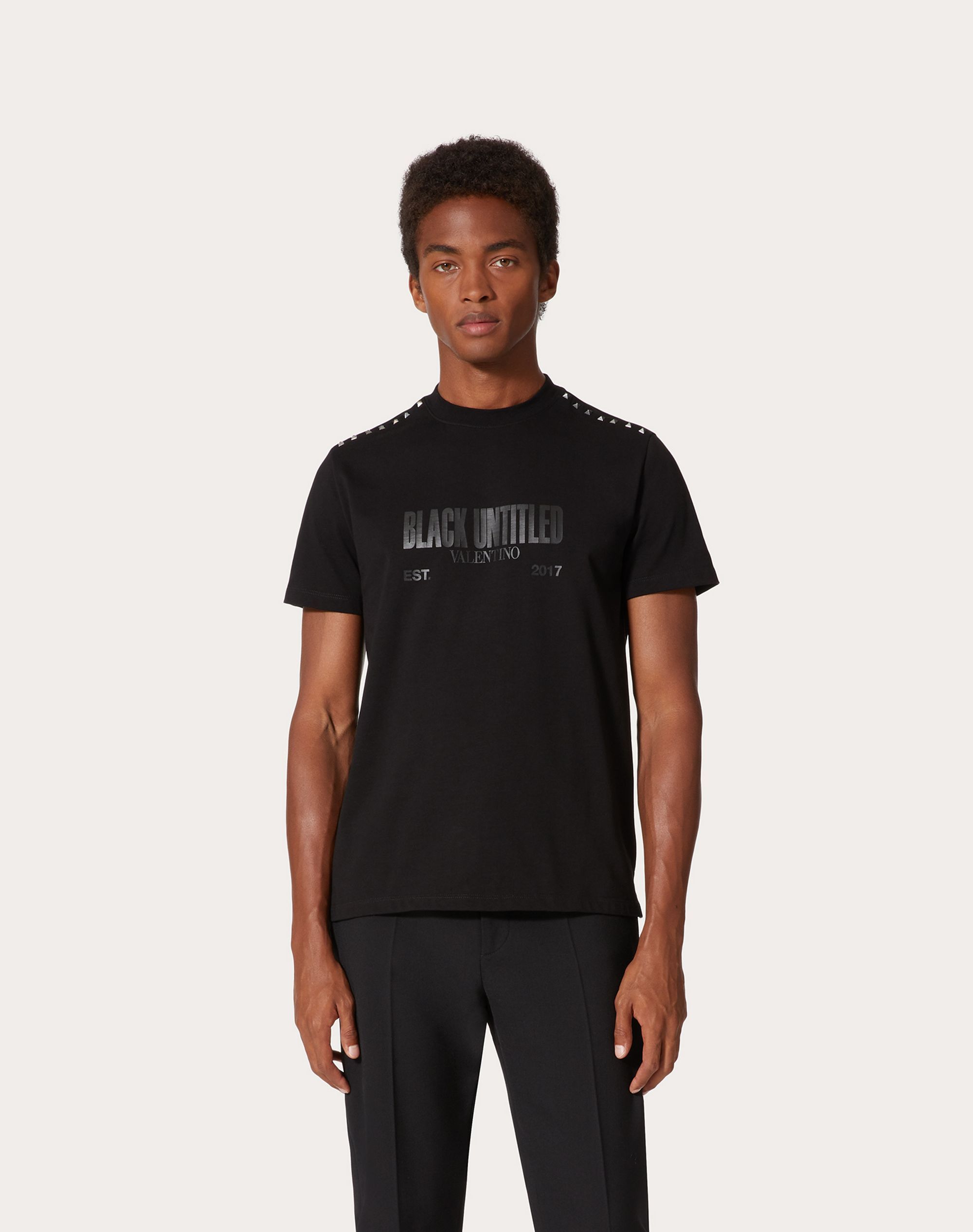 VALENTINO VALENTINO LOGO PRINTED CREWNECK T-SHIRT
