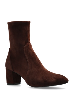 Stuart Weitzman Round Toe Ankle Boots