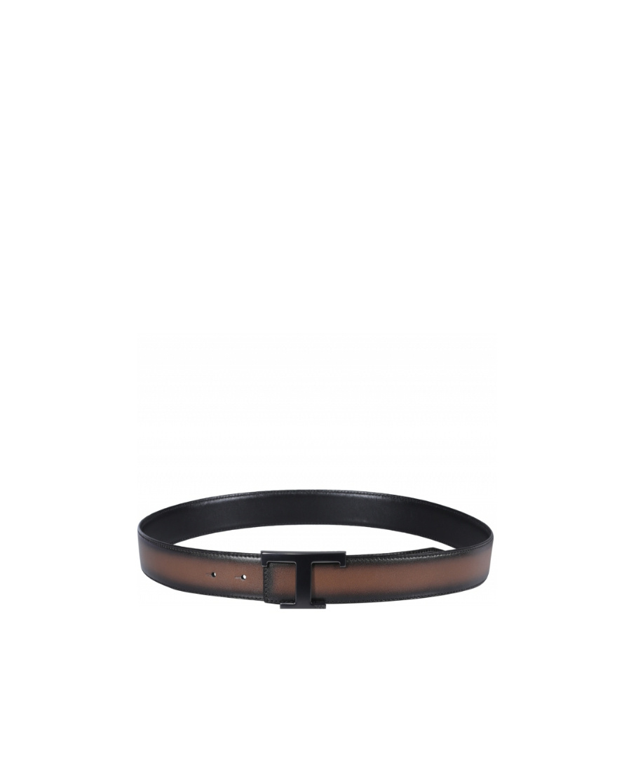 Tod's T Logo-buckle Belt In Black