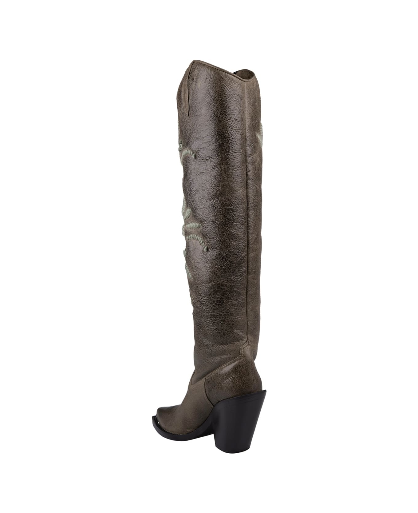 ERMANNO SCERVINO ROUND-HEAD BOOTS 