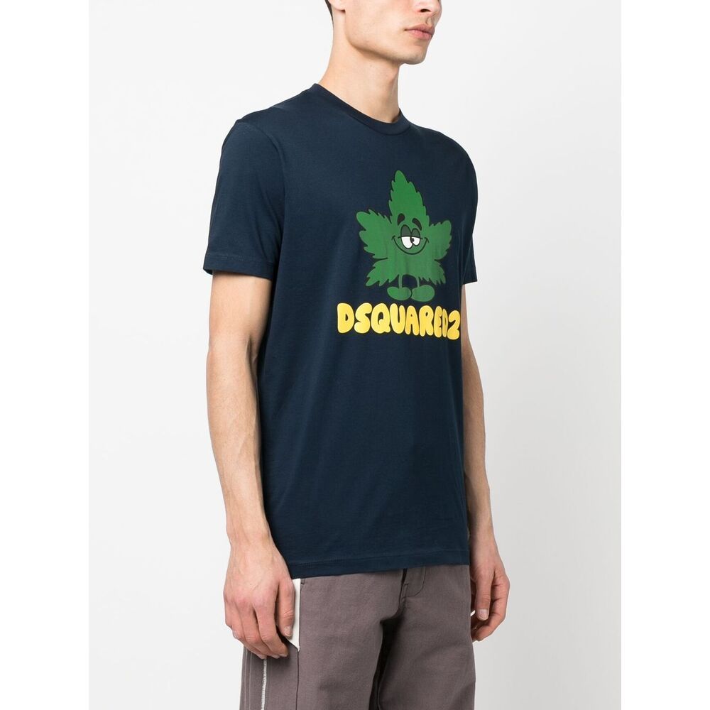 Dsquared2 Logo-print Short-sleeve T-shirt In Black