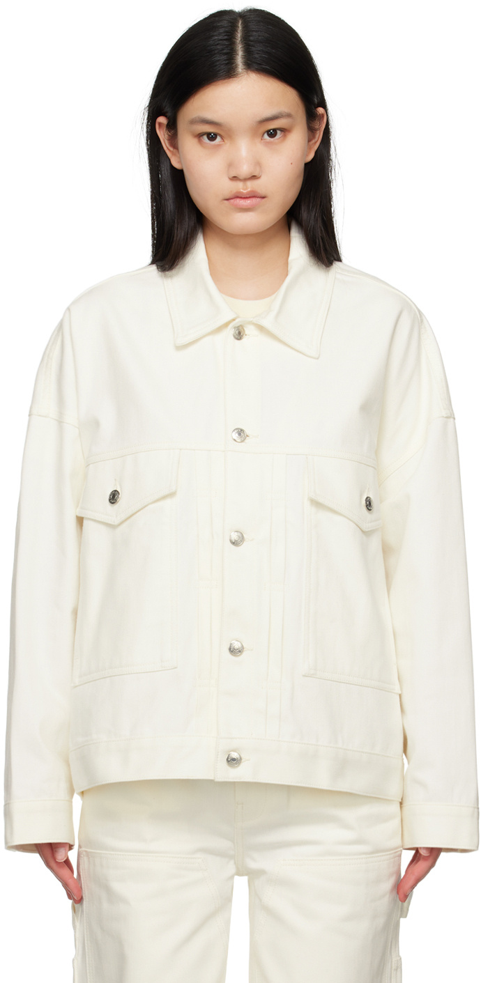 MAISON KITSUNÉ SINGLE-BREASTED DENIM JACKET