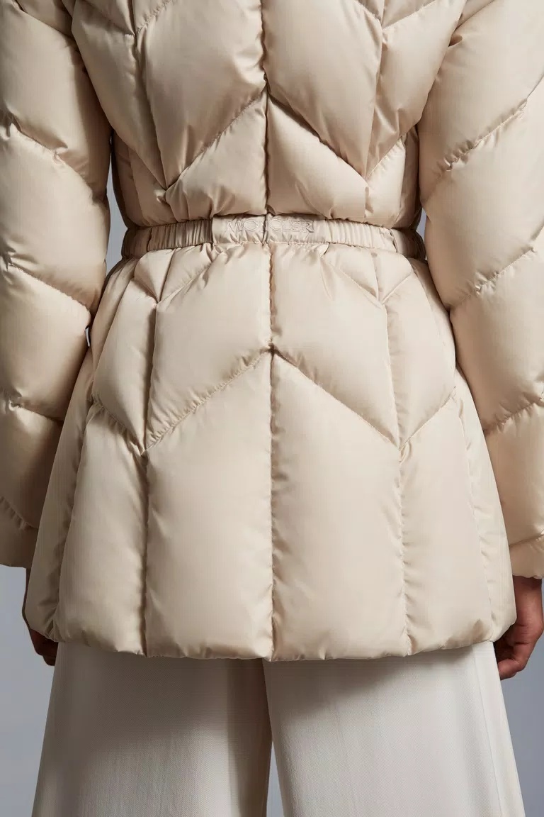 MONCLER MONCLER LORIOT BELTED ZIP-UP DOWN JACKET