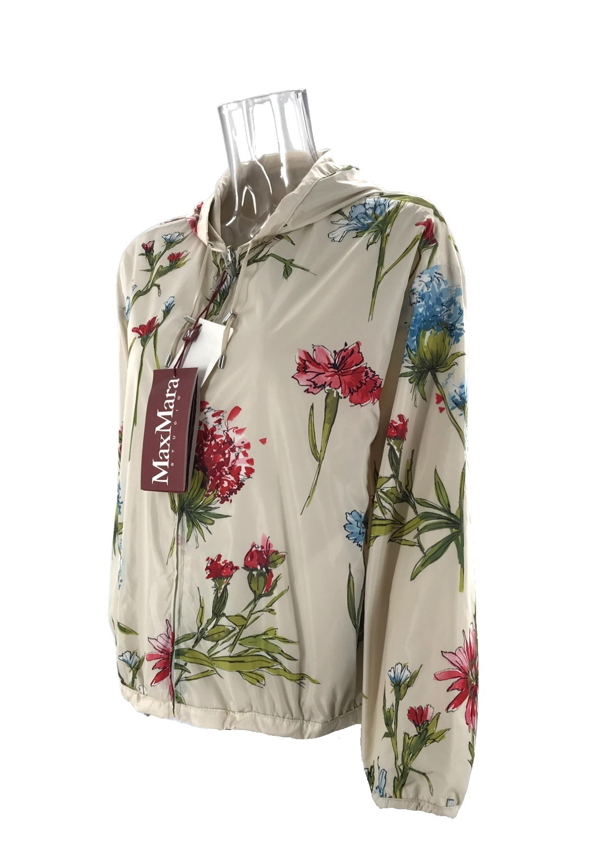 Max Mara Long-sleeved Casual Jacket In Nude