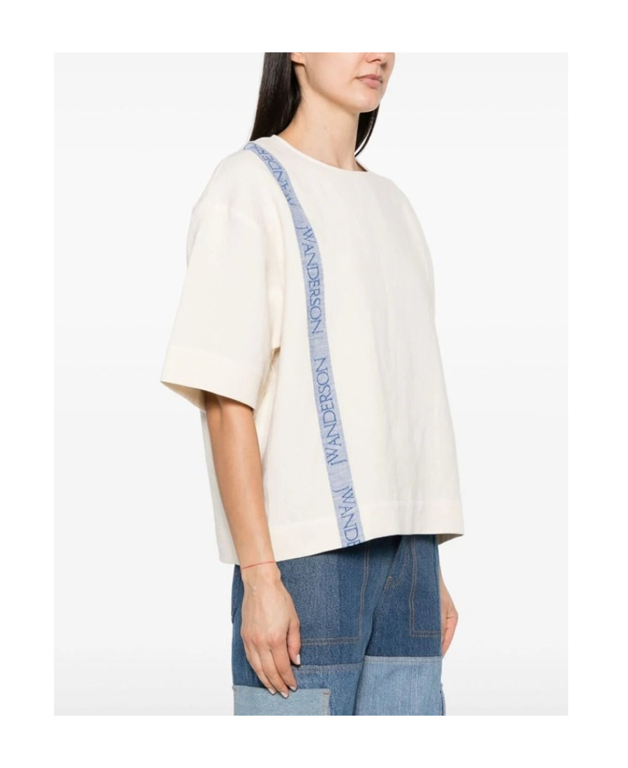 Jw Anderson Logo Tunic In White