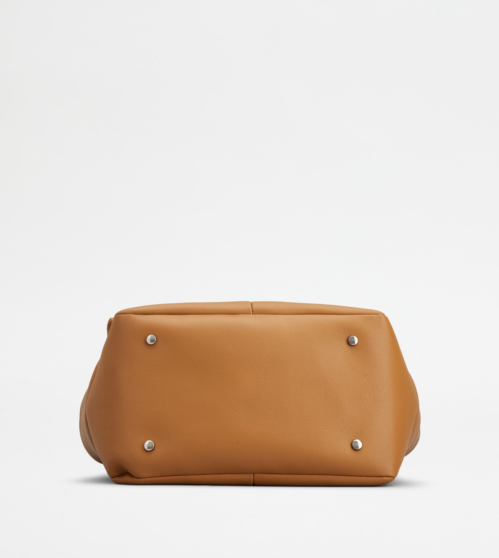 Tod's Di Leather Tote Bag In Brown