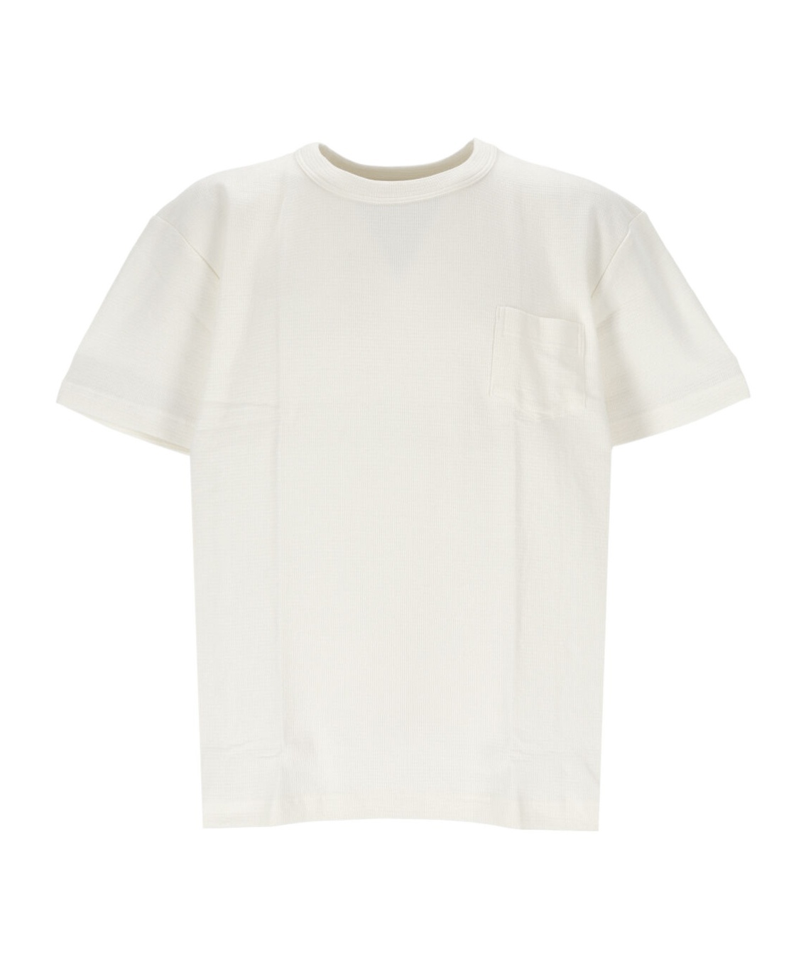 HOWLIN'|SHORT-SLEEVED ROUND NECK T-SHIRTS (BELGIAN WAFF Howlin' Belgian Waffle T-shirt In White | ModeSens
